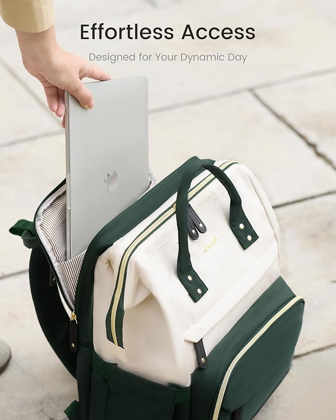 LOVEVOOK Laptop Backpack for Women, 15.6 Inch Work Business Backpacks Purse - Image 4