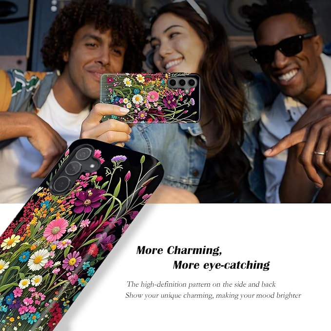 Compatible for Samsung Galaxy S25 FE 5G Case, Dual Layer Heavy Duty 2 in 1 - Image 3