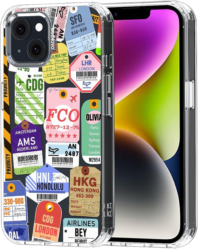 MOSNOVO for iPhone 13/14 Case | Military Grade 6.6ft Drop Tested | Clear by Mosnovo