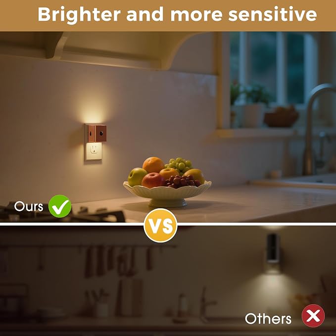 L LOHAS LED Night Light, Plug in Night Light - Image 5