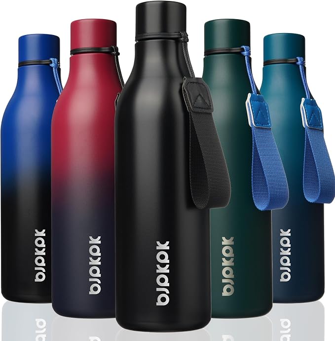 BJPKPK Insulated Water Bottles, 25 oz Stainless Steel Metal Water Bottle by BJPKPK