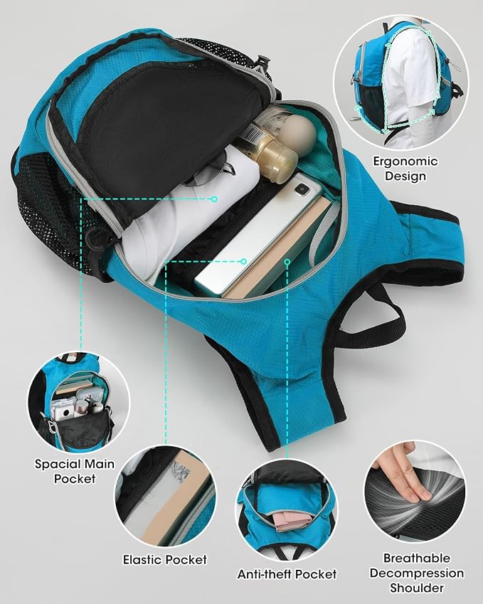 Foldable Small Hiking Backpack - Image 3