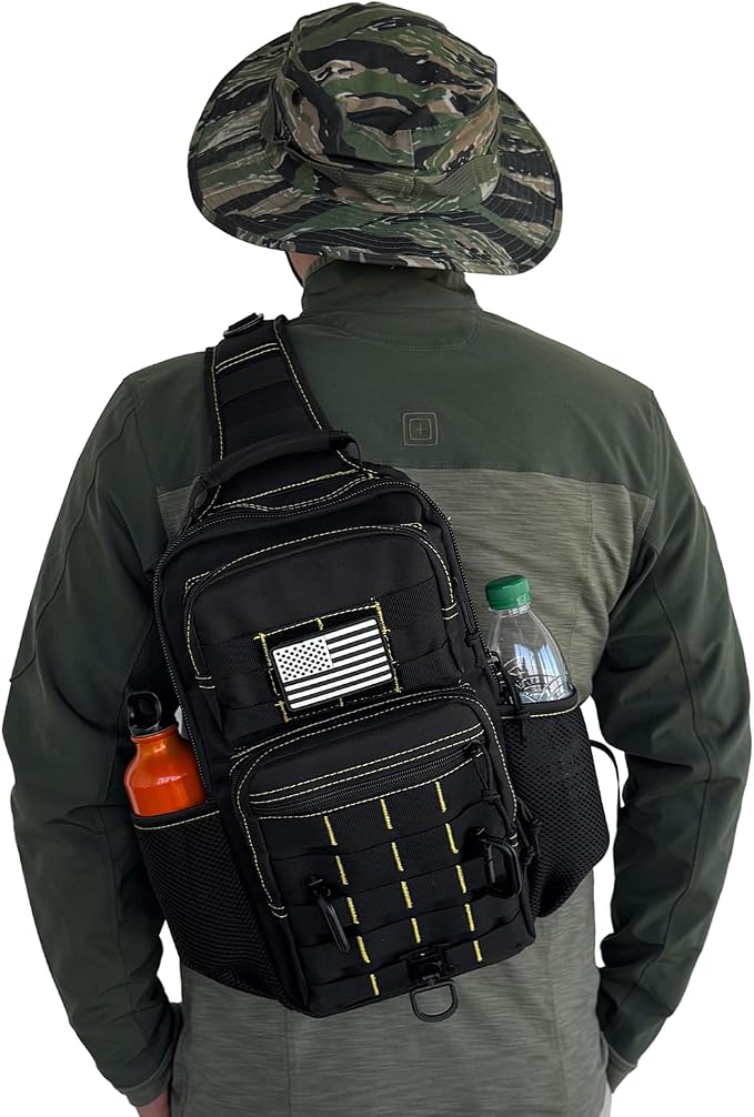 Rover Sling Pack Tactical Shoulder Sling Bag Backpack - Image 7