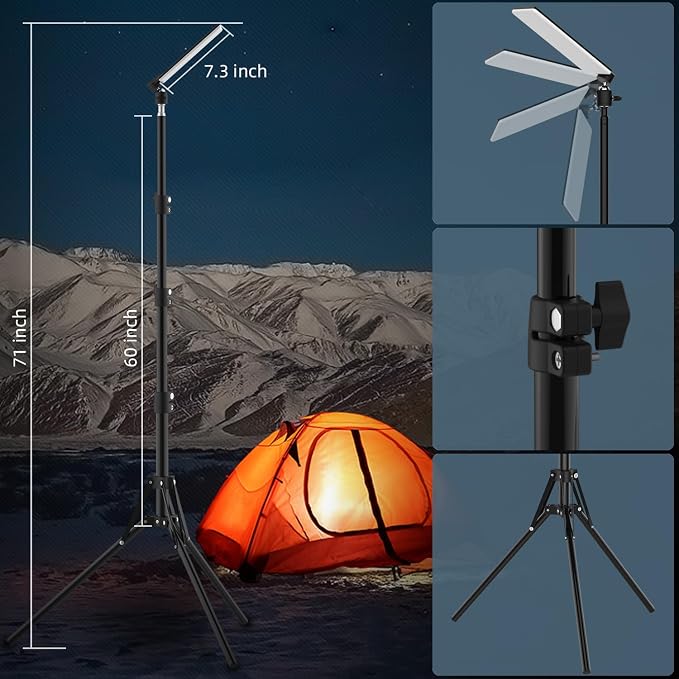 Camping Light, Telescoping Lantern Light, Work Lights - Image 5
