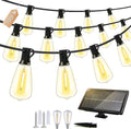 Outdoor Solar String Lights Waterproof: ST38 100ft Shatterproof Patio Lights by Unknown