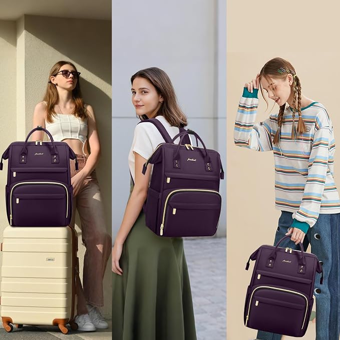 Focdod Laptop Backpack for Women Work Bags - Image 7