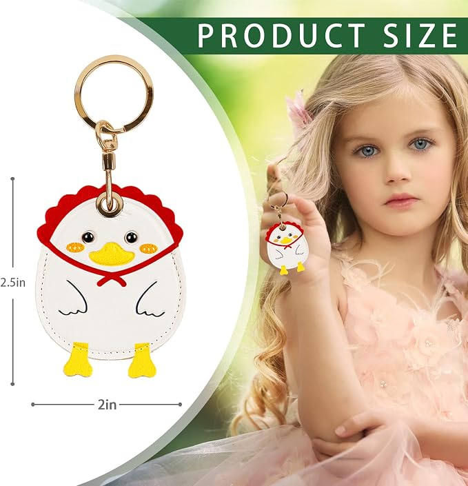 Leather Keychain Case Holder Compatible - Image 2