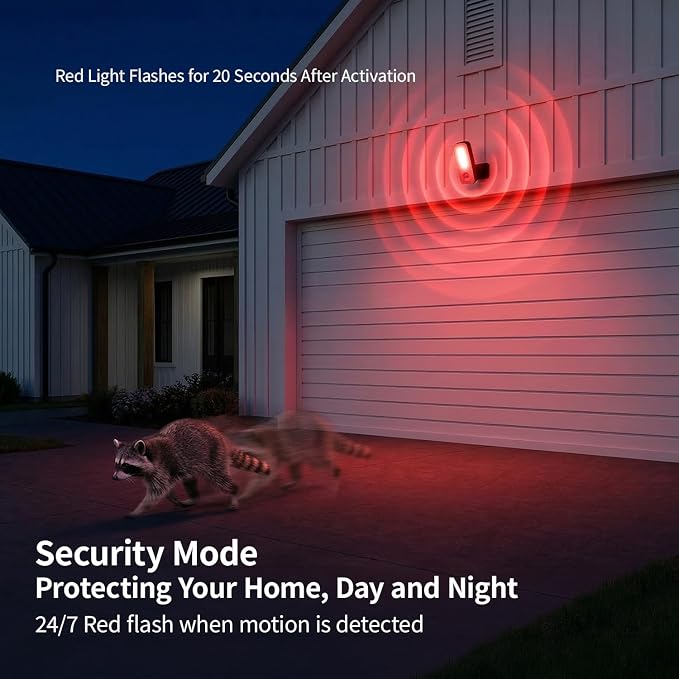 TANBABY 12000mAh Wireless Motion Sensor Outdoor Lights, Rechargeable Battery - Image 4