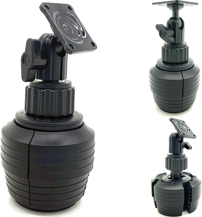LycoGear Heavy Duty Metal AMPS Hole Pattern ELD Drinks Cup Holder Mount by LycoGear