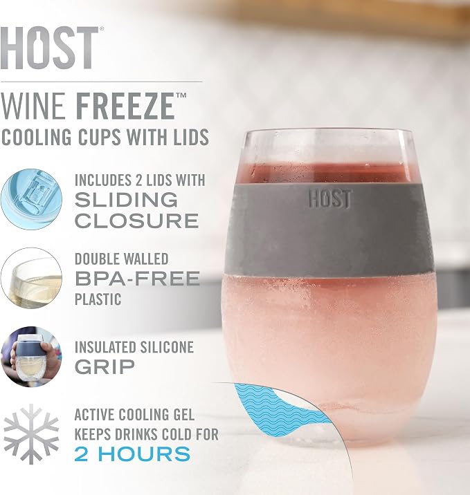 Host Freeze On the Go Stemless Wine Glasses - Image 2