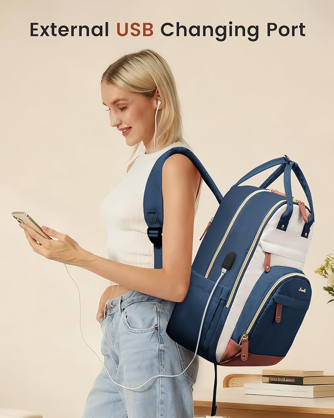 LOVEVOOK Backpack for Women, Laptop Backpack Women, 15.6 Inch Laptop Bag - Image 2