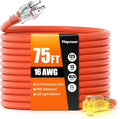 75 FT Outdoor Extension Cord Waterproof, 16/3 Gauge Heavy Duty 3 Prong Power by Unknown