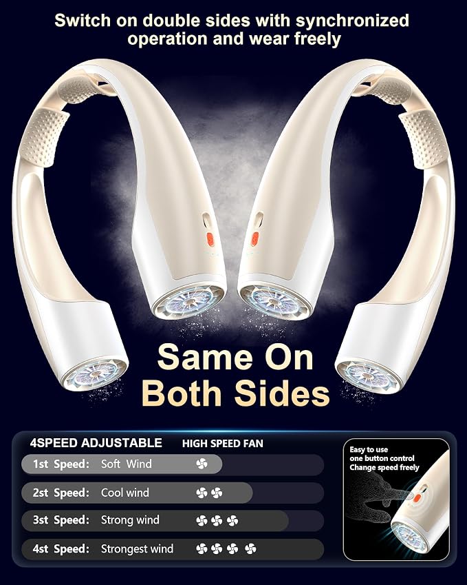 Rohent Portable Neck Fans that Blow Cold Air - Image 4