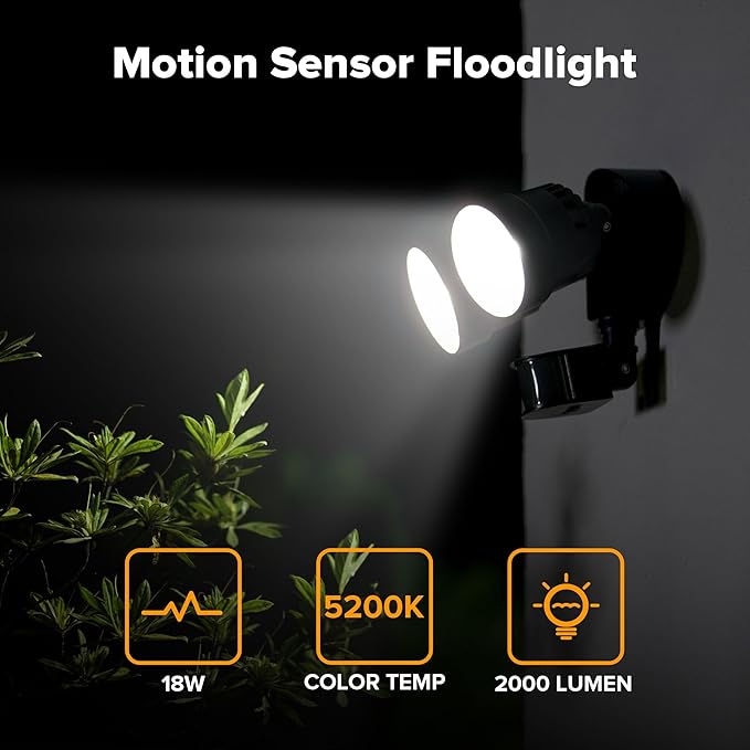 LUTEC Shrimp P6221B-PIR24 2000 Lumen 18 Watt 26 LED Motion Activated Integrated - Image 5