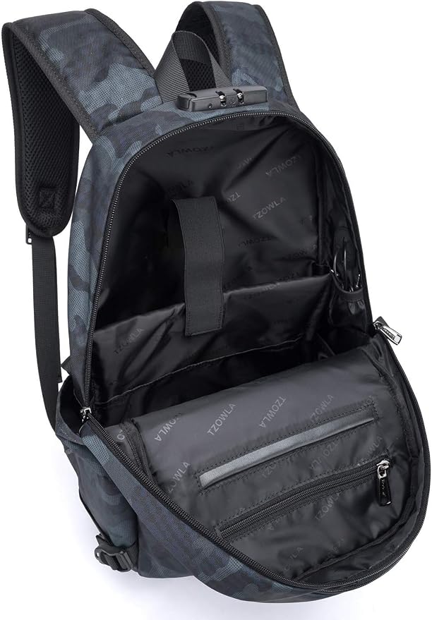 Tzowla Travel Laptop Backpack Water Resistant Anti-Theft Bag - Image 3
