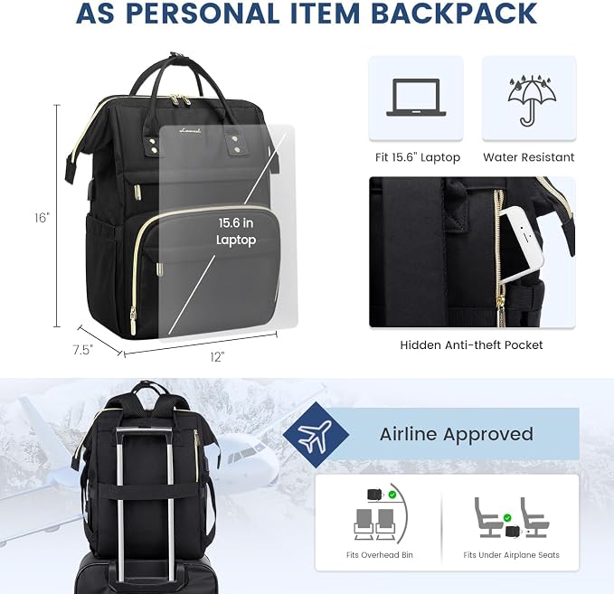 LOVEVOOK Laptop Backpack for Women - Image 6