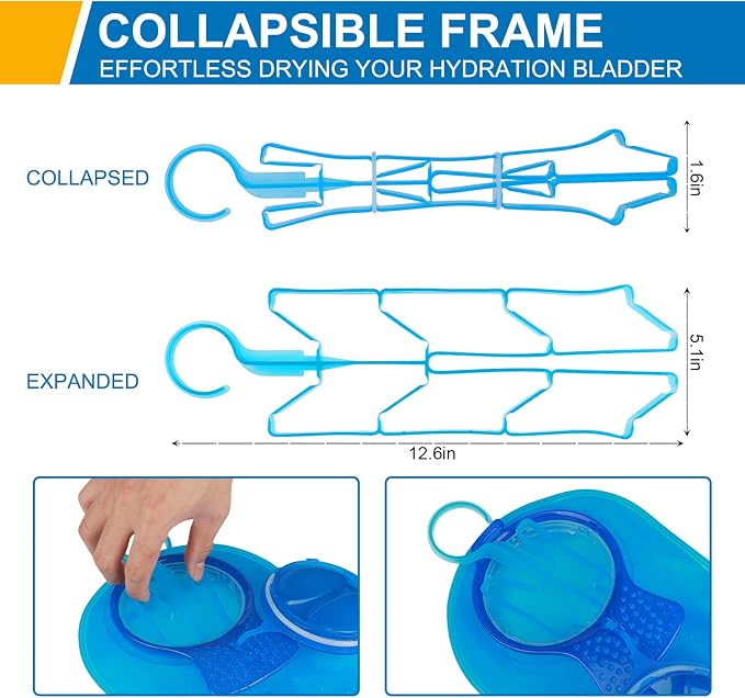 TAGVO Hydration Bladder Cleaning Kit, 6 in 1 Water Bladder Cleaner Set - Image 4