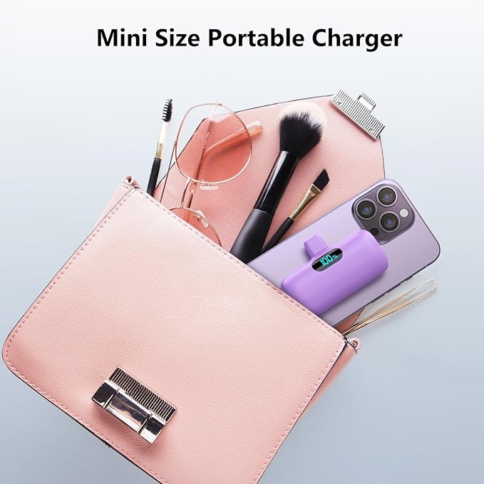 Small Portable Charger for iPhone 17/16/15 Series, 5000mAh 3A PD USB C Power - Image 5