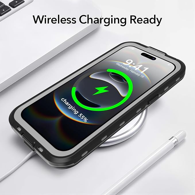 for iPhone 16e Case Waterproof, Full-Body Hard Case Built-in - Image 7