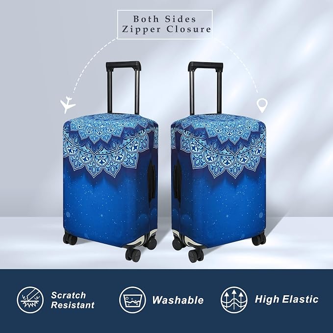 Explore Land Travel Luggage Cover Suitcase Protector Fits 18-22 Inch Case - Image 2