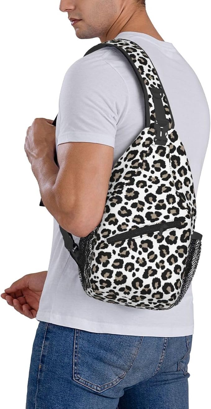 Leopard Print Crossbody Sling Bags - Image 7