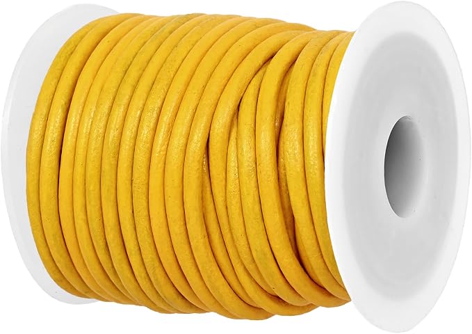 GENIQUE Real/Genuine Round Leather String Cord by GENIQUE
