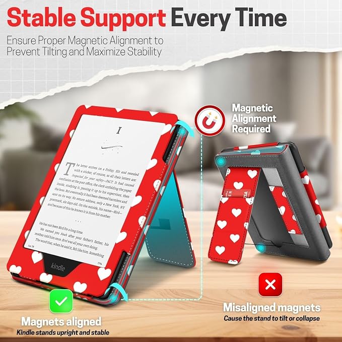 TNP Stand Case for Kindle Paperwhite 12th Generation 2024 / Kindle Colorsoft - Image 8