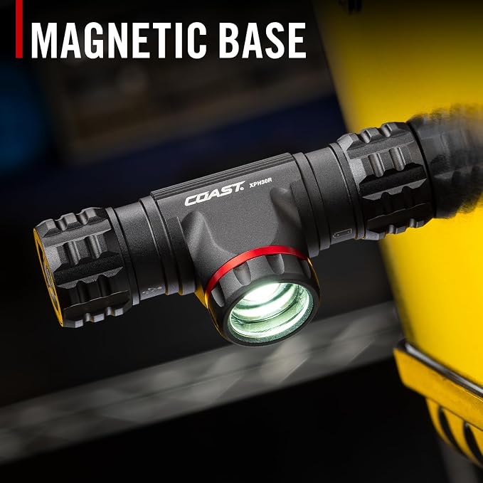 Coast XPH30R 1200 Lumen USB-C Rechargeable Dual Power Headlamp - Image 9