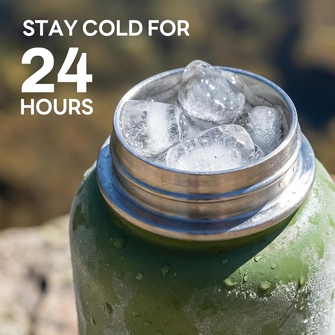 Navigate 40 oz Insulated Stainless Steel Sports Water Bottle - Image 5
