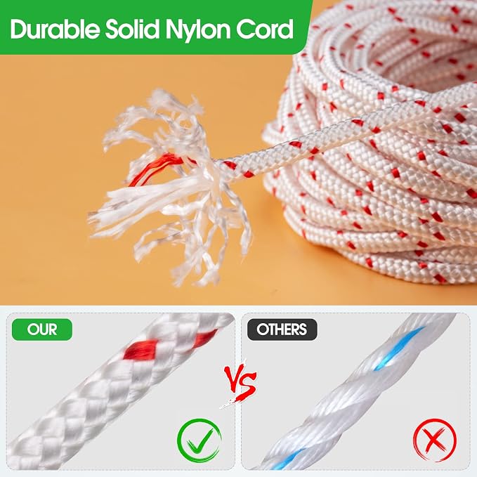 RayTour 6.0mm 10 Meters Replacement Recoil Starter Rope Pull Cord - Image 2
