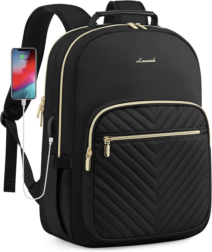 LOVEVOOK Laptop Backpack for Women, Travel Computer Work Bags by LOVEVOOK