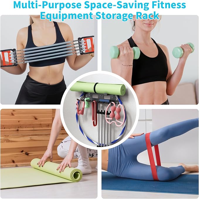 KHAMAL Multi-Purpose Gym Equipment Storage Rack - Image 2