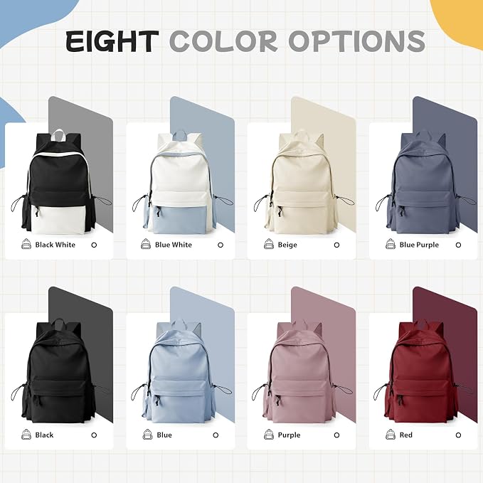 BJLFS Blue White Backpack for Women Men, Gym Backpack for Women Foldable - Image 8