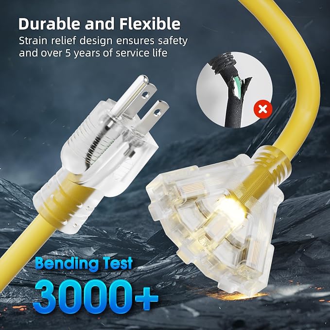 100 FT Outdoor Extension Cord - Image 2