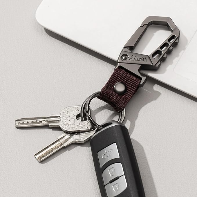 Heavy duty key chain, bottle opener function car keychains, versatile metal - Image 5