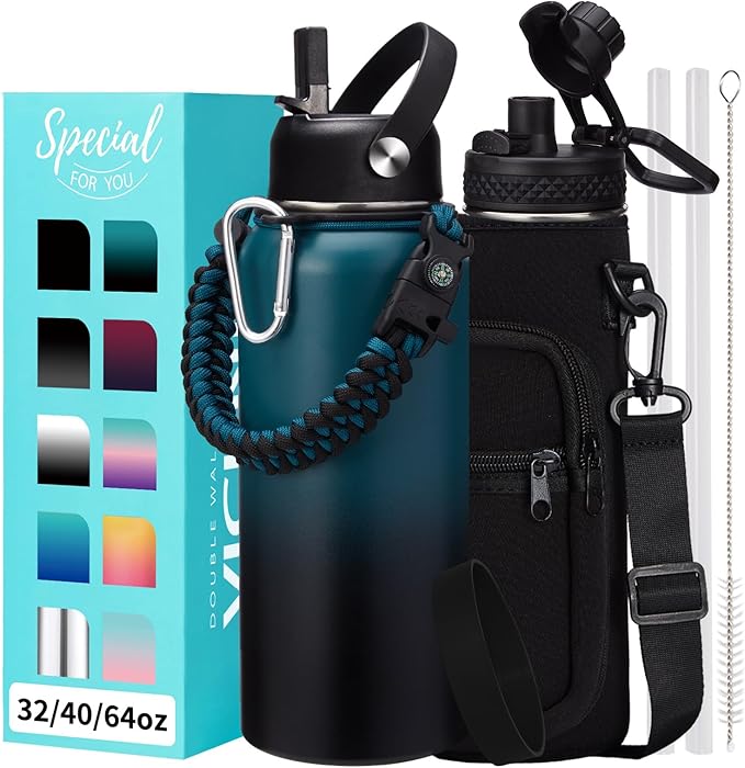 32oz/40oz/64oz Insulated Water Bottles - by VICKNIY