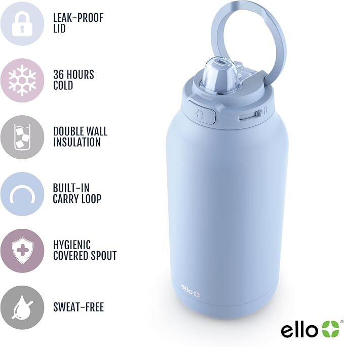 Ello Hydra 64oz Half Gallon Vacuum Insulated Stainless Steel Jug - Image 3