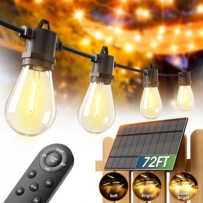 addlon 78 FT Solar String Lights Outdoor Waterproof - Image 8