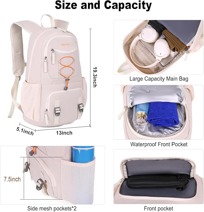 Nerlion 35L Hiking Backpack Travel Backpack - Image 2