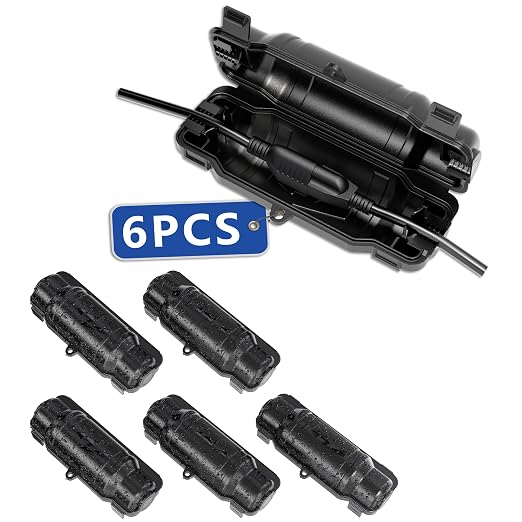 6 Pack Outdoor Extension Cord Safety Cover by Unknown