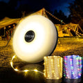 OGERY Camping String Lights, 4 in 1 Quick Storage 32.8FT Rechargeable Tent by OGERY
