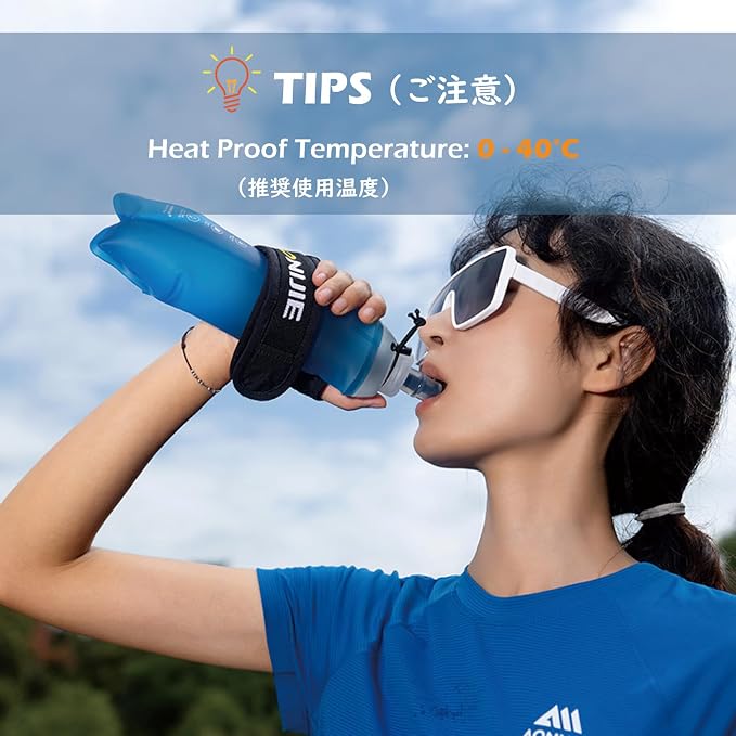 TRIWONDER Running Handheld Water Bottle 17.6oz BPA-Free Hydration Bottle - Image 6