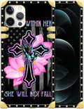 Compatible with iPhone 12 Pro Max Case, Praying Cross Hands Luxury Golden by Unknown