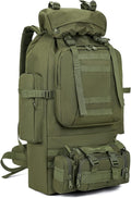 100L Camping Hiking Backpack, Molle military Tactical rucksack backpack by HongXingHai