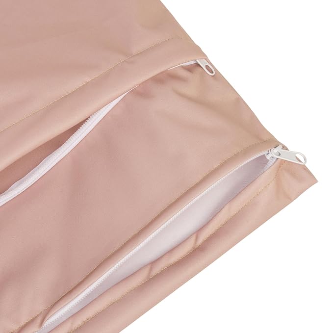 babygoal Wet Dry Bags 3 Pack for Baby Cloth Diapers, Washable Travel Bags - Image 7