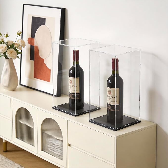 SVENJBB Display Case for Red Vine Bottle, Acrylic Box for Trophy and Toy Figures - Image 6