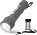 Energizer S-600 LED Flashlight Rechargeable Solar and AA Battery Power Options by Energizer