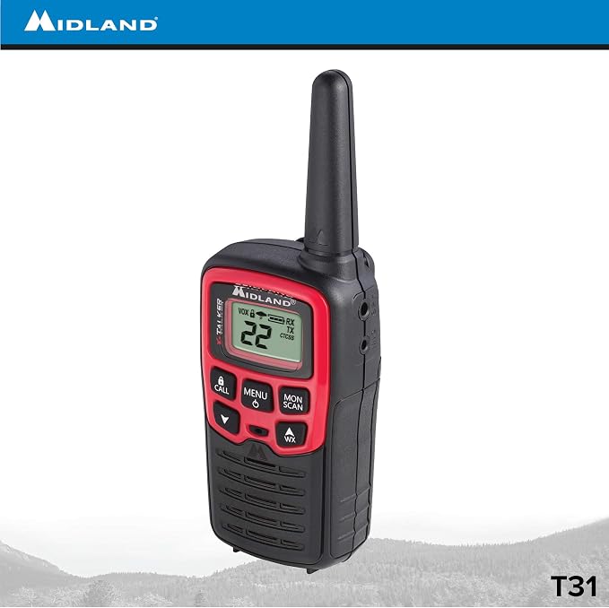 Midland T31VP 22 Channel FRS Walkie Talkie - Image 8