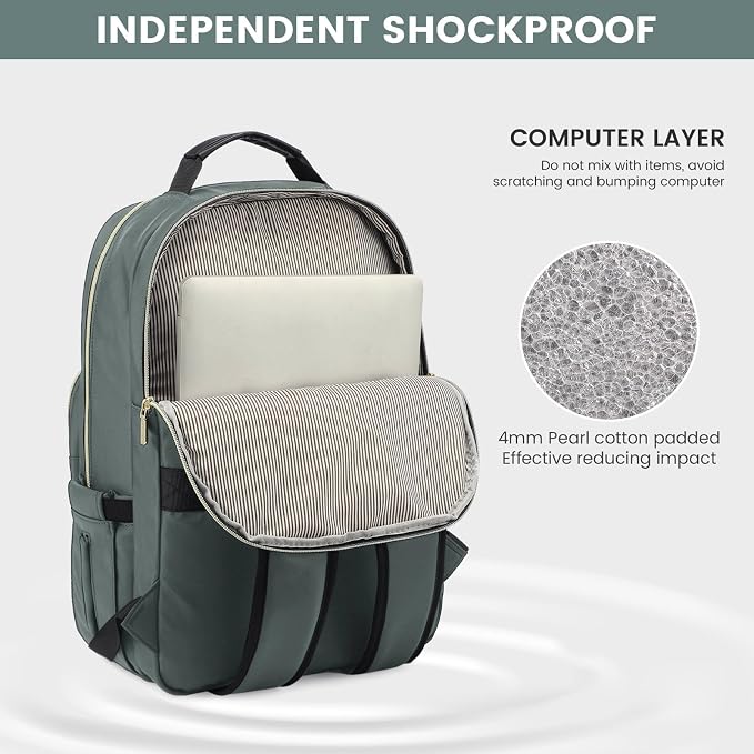 LOVEVOOK Laptop Backpack for Women 15.6 inch, Cute Womens Travel Backpack Purse - Image 3
