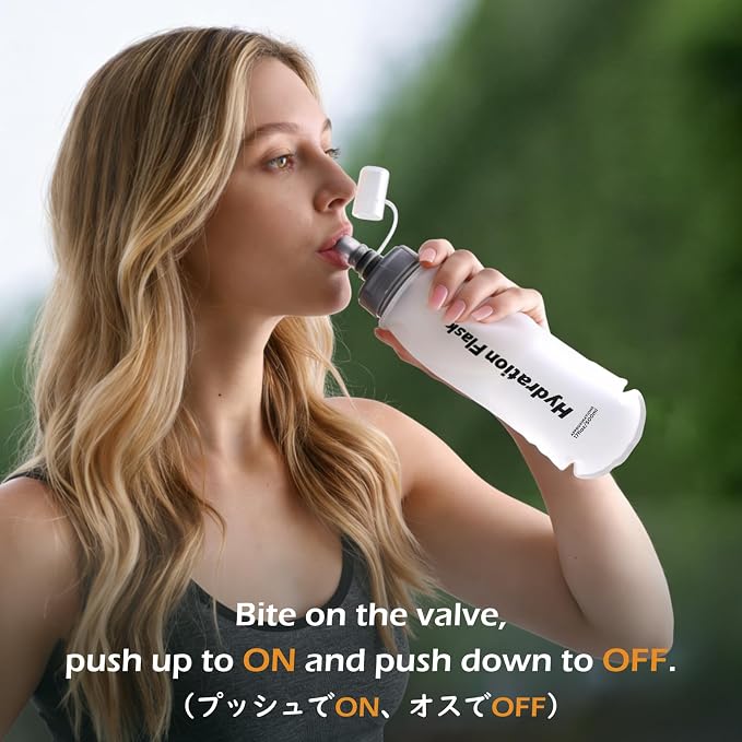 TRIWONDER TPU Collapsible Flask BPA-Free Soft Folding Water Bottles - Image 5